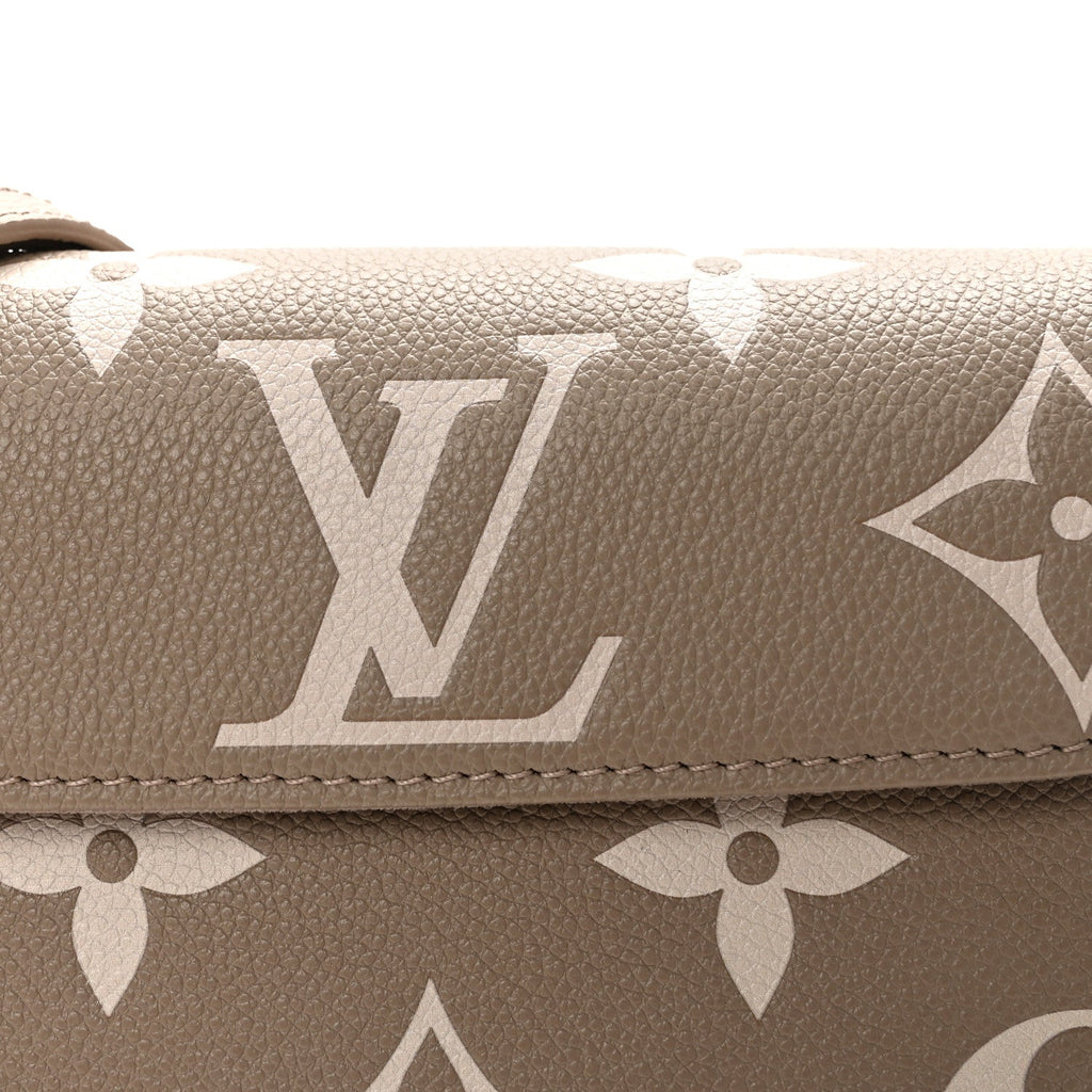 Empreinte Monogram Giant Ivy Wallet On Chain Tourterelle Creme