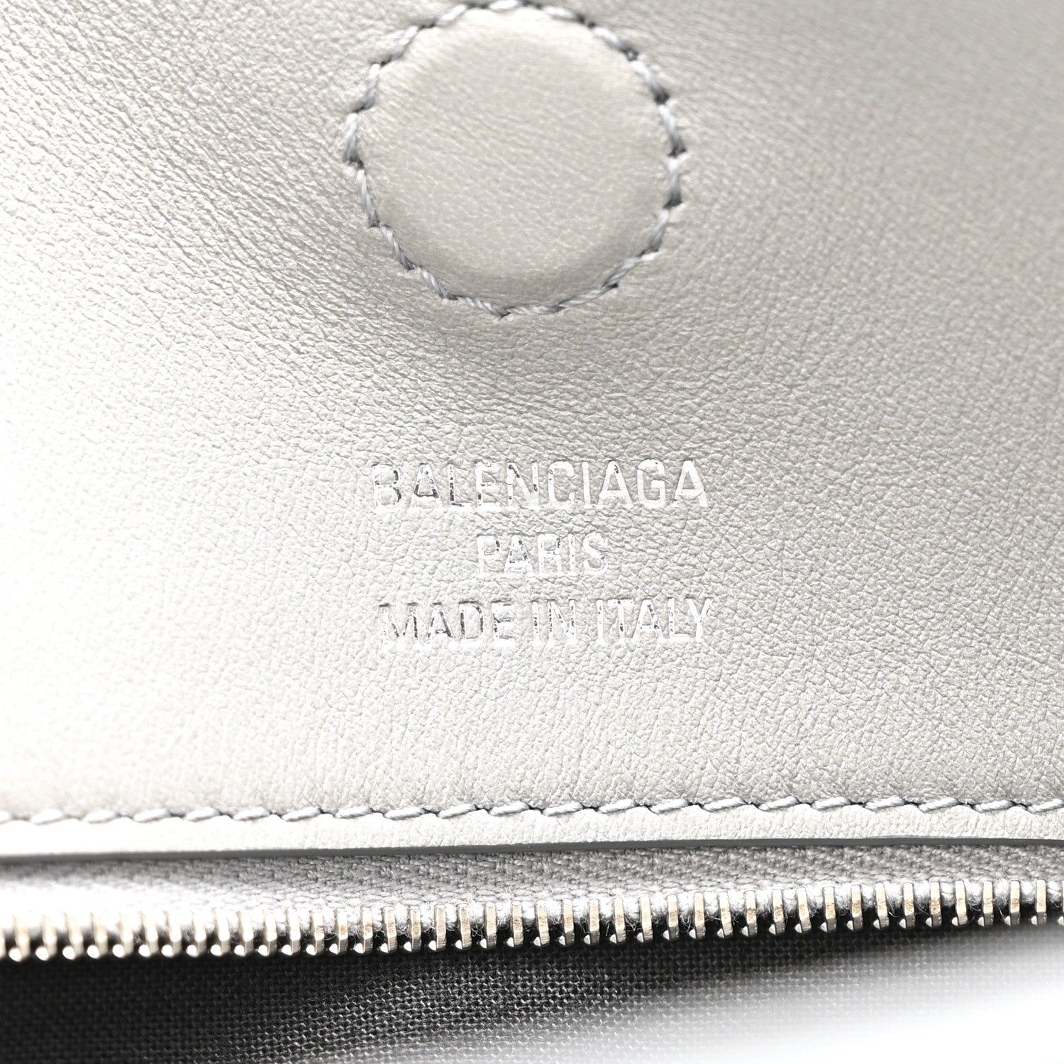 Smooth Calfskin Hampton Carry All Bag Grey