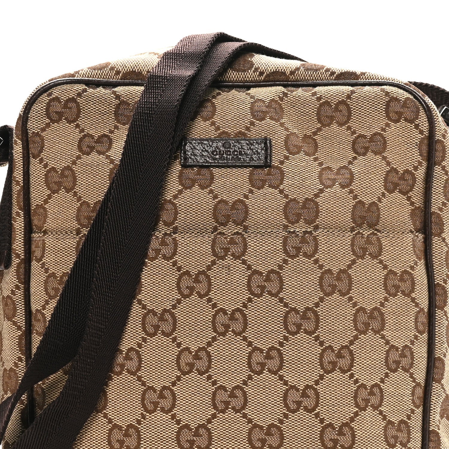 Monogram Messenger Bag Brown
