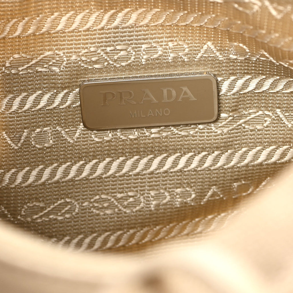Re-Nylon Saffiano Mini Re-Edition 2000 Bag Deserto