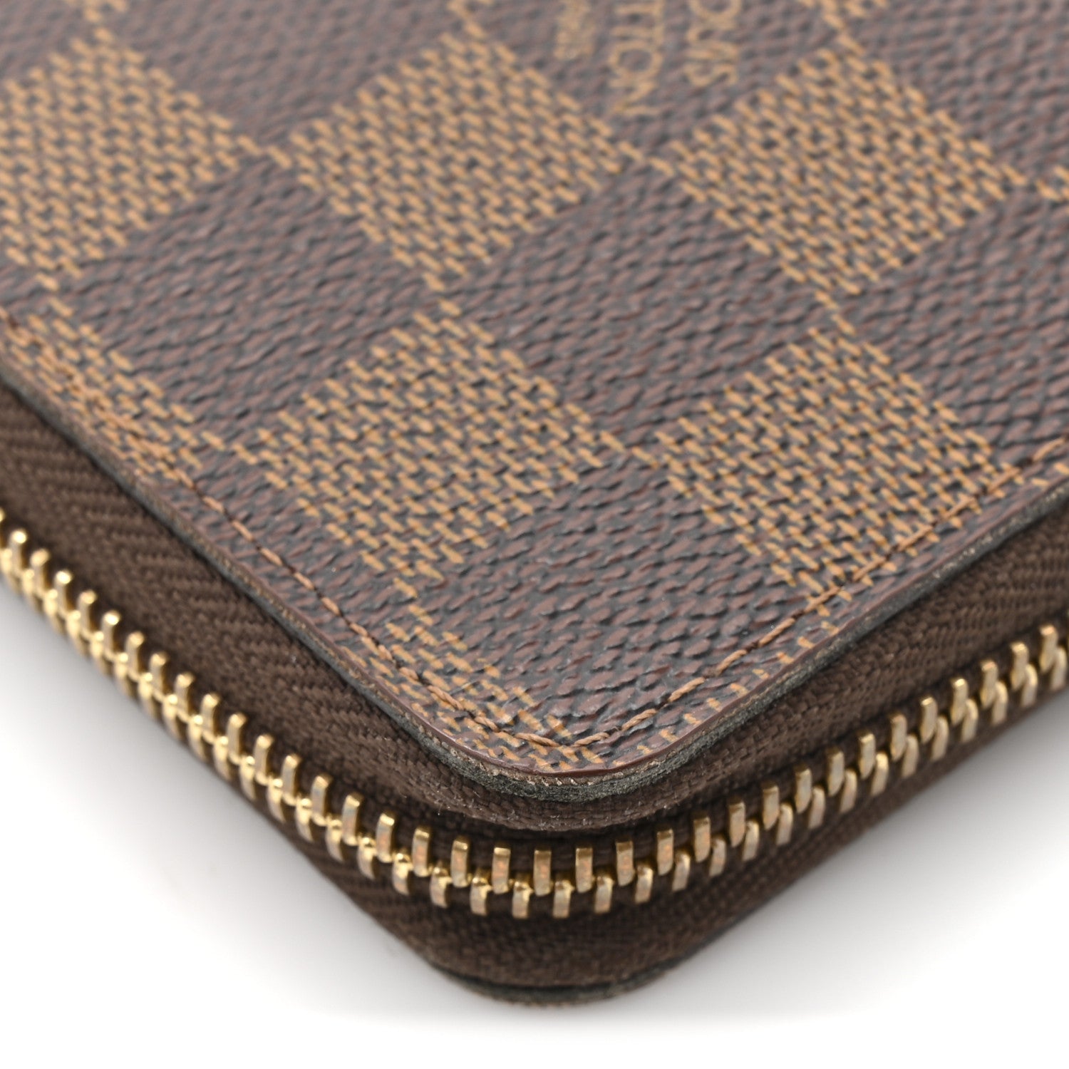 Damier Ebene Clemence Wallet Cherry