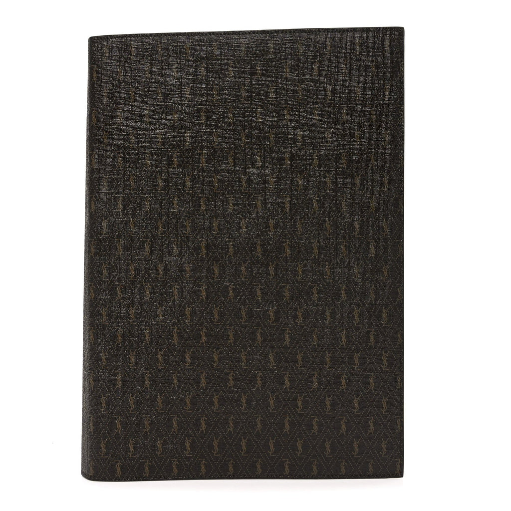 Classic Toile Monogram A6 Agenda Sleeve Chocolate Kaki