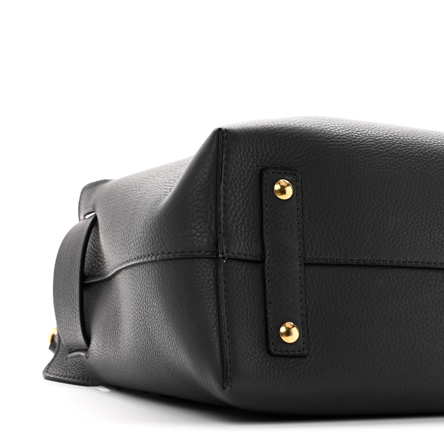 Marais Calfskin Small Belt Bag Charcoal Grey