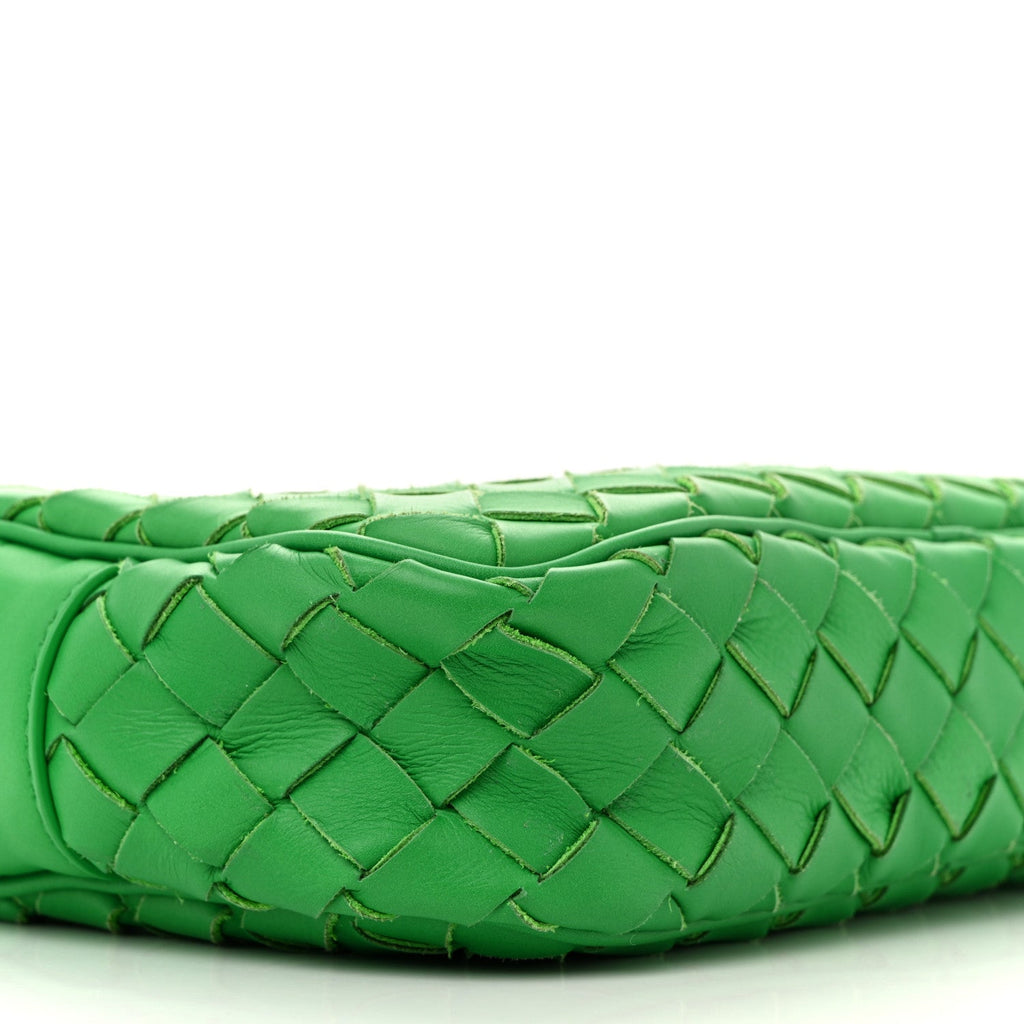 Calfskin Intrecciato Small Camera Bag Parakeet