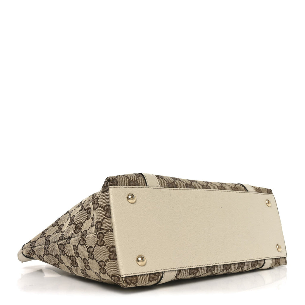 Monogram Medium Abbey Tote Off White