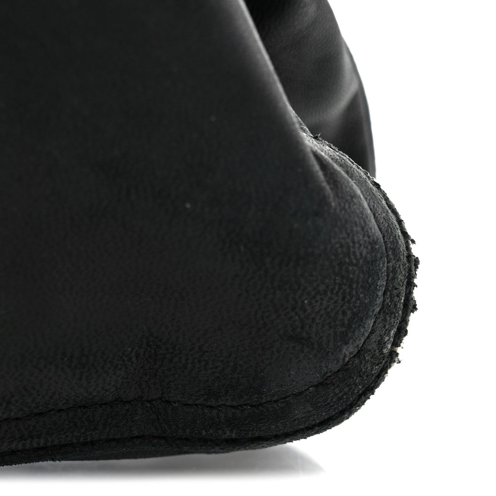 Nappa Pocket Satchel Black