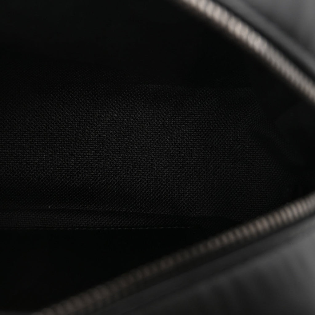 Calfskin Matelasse Monochrome Small GG Marmont Chain Shoulder Bag Black