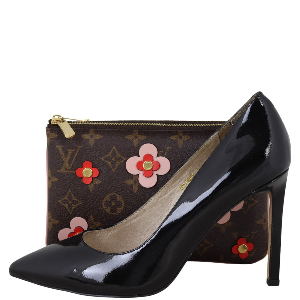Louis Vuitton Double Zip Pochette Monogram Blooming