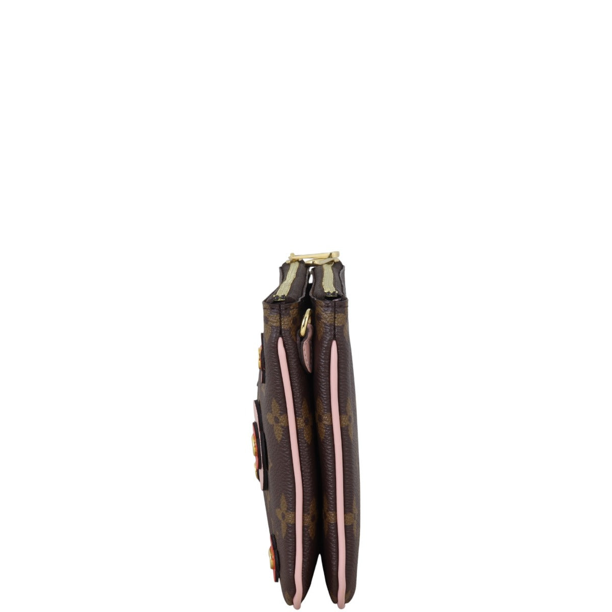 Louis Vuitton Double Zip Pochette Monogram Blooming