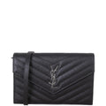 Saint Laurent Cassandre Envelope Chain Wallet