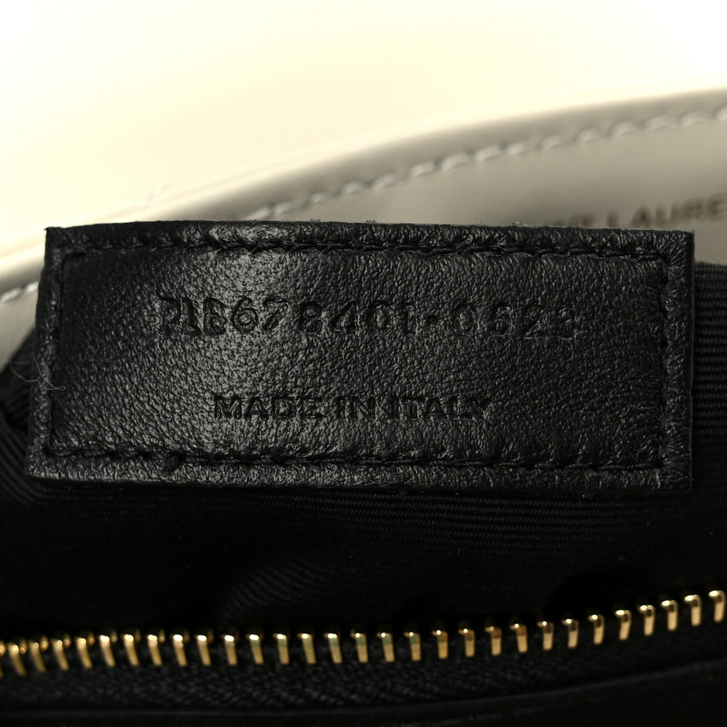 Calfskin Y Quilted Monogram Toy Loulou Crossbody Bag Crema Soft