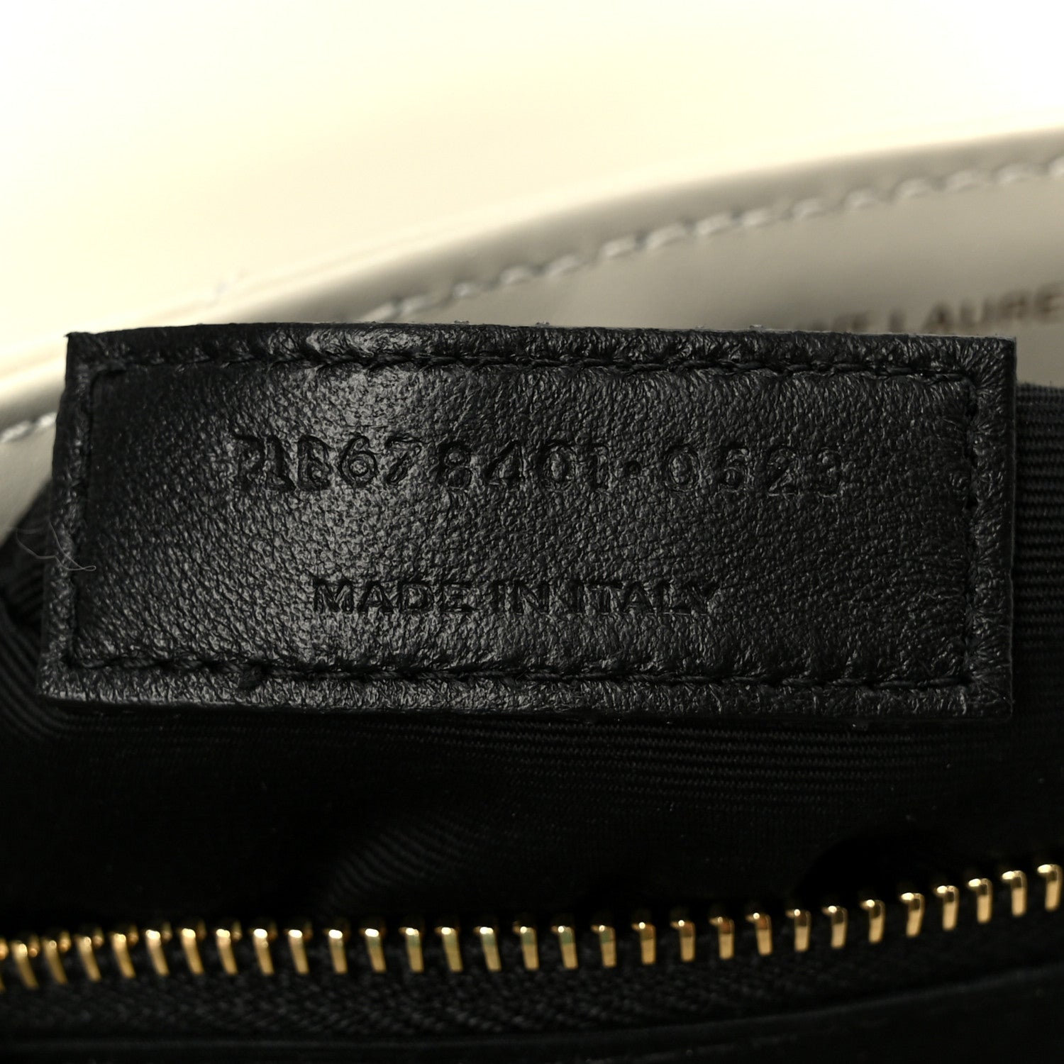 Calfskin Y Quilted Monogram Toy Loulou Crossbody Bag Crema Soft