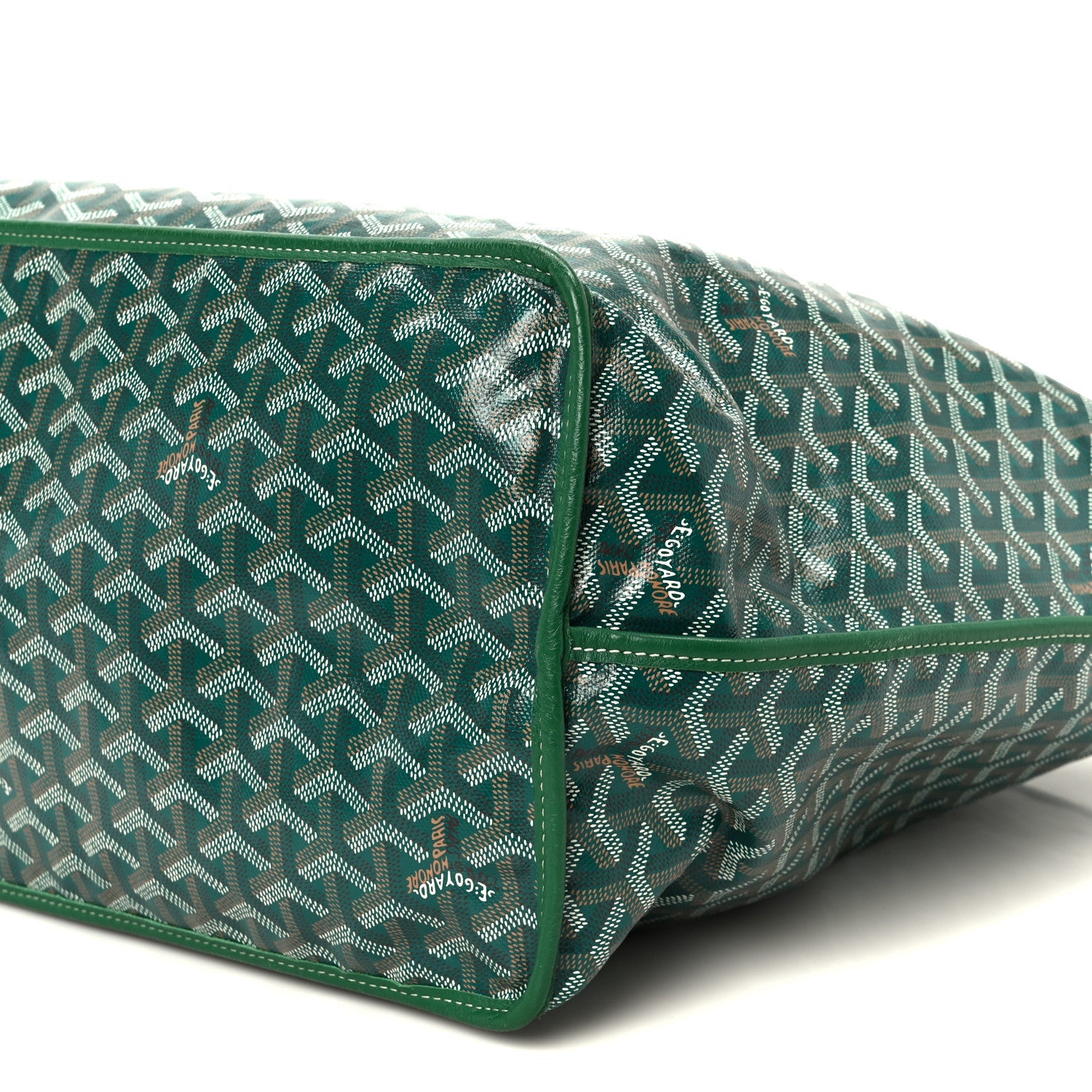 Goyardine Reversible Anjou GM Green