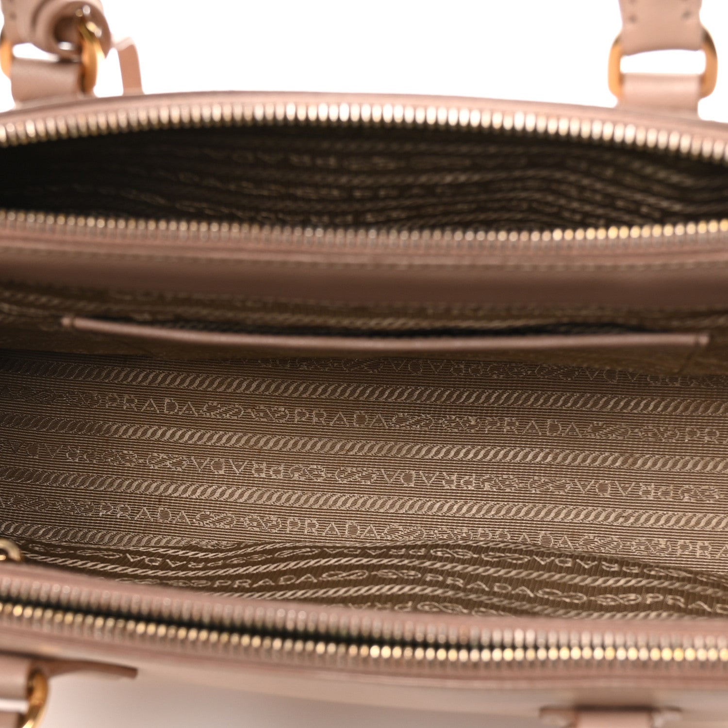 Saffiano Small Galleria Double Zip Tote Cammeo