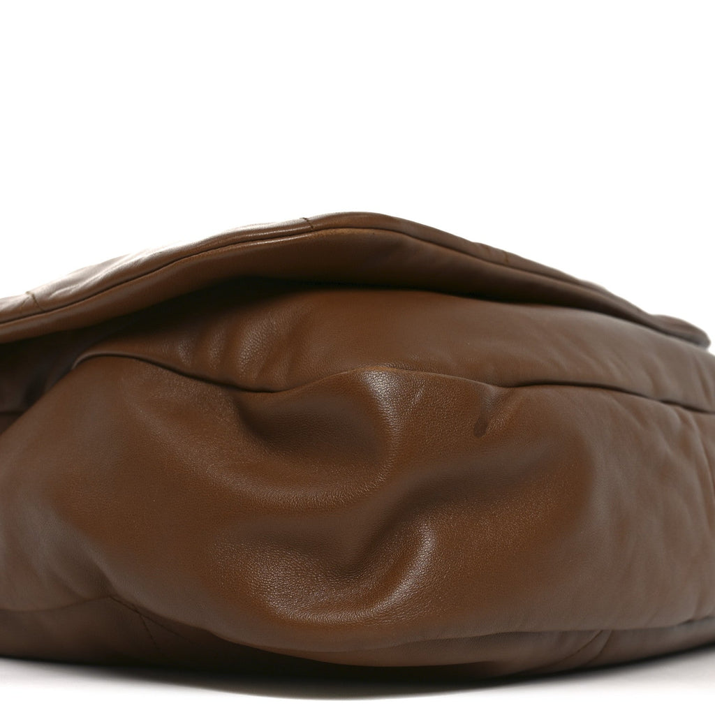 Lambskin Matelasse Monogram Large Jamie 4.3 Light Fox