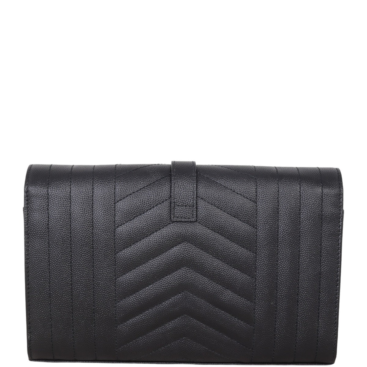 Saint Laurent Monogram Mix Matelasse Envelope Wallet on Chain