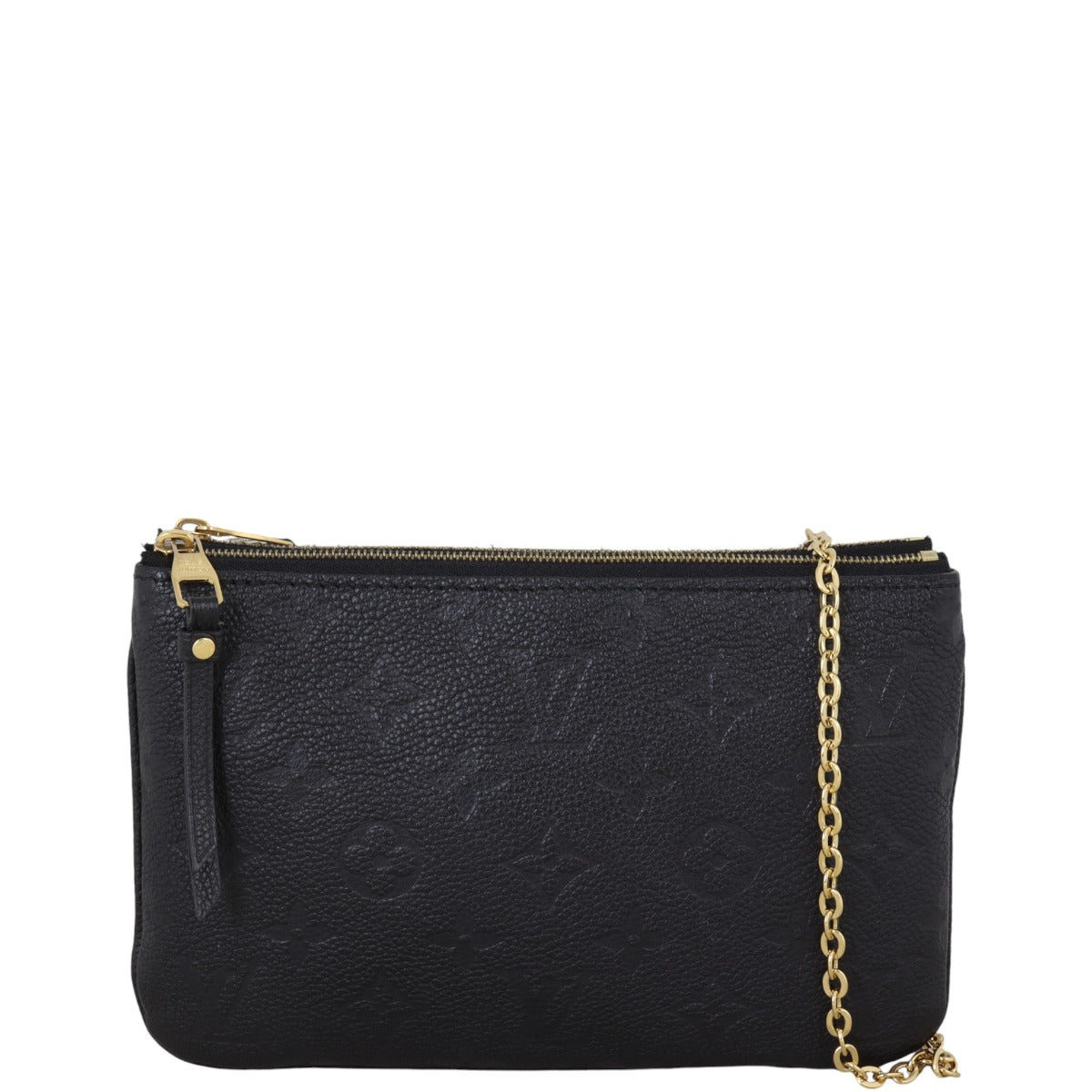Louis Vuitton Double Zip Pochette Monogram Empreinte