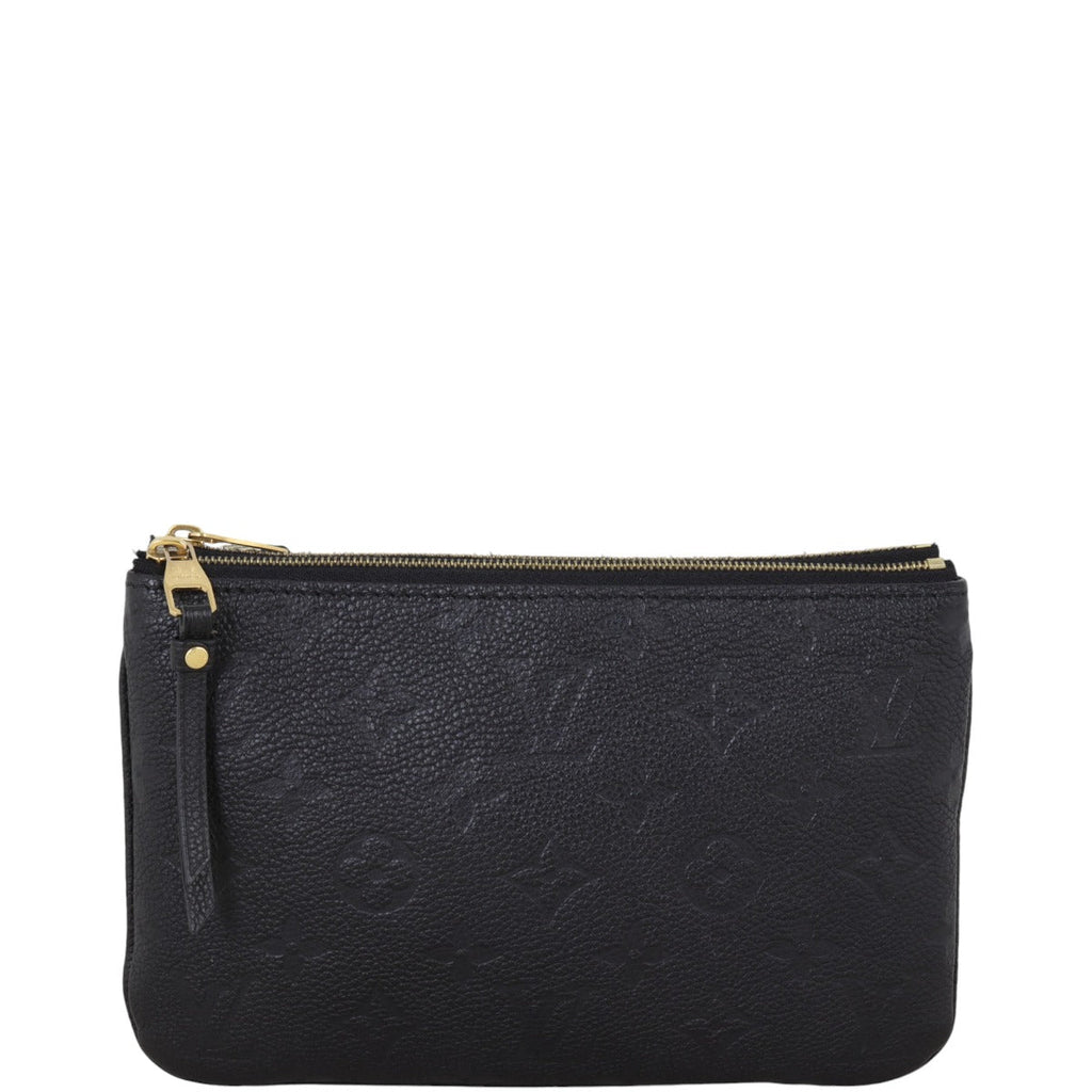 Louis Vuitton Double Zip Pochette Monogram Empreinte