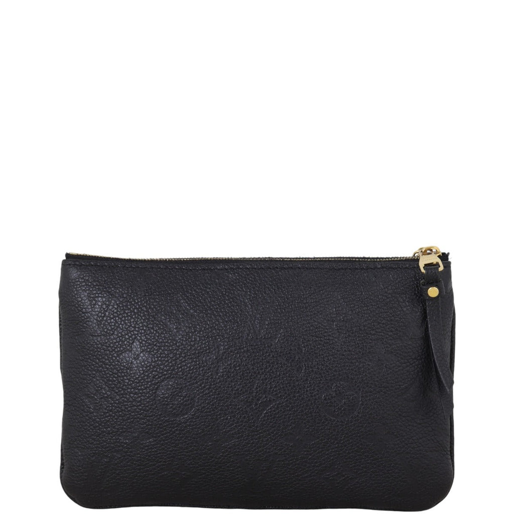 Louis Vuitton Double Zip Pochette Monogram Empreinte