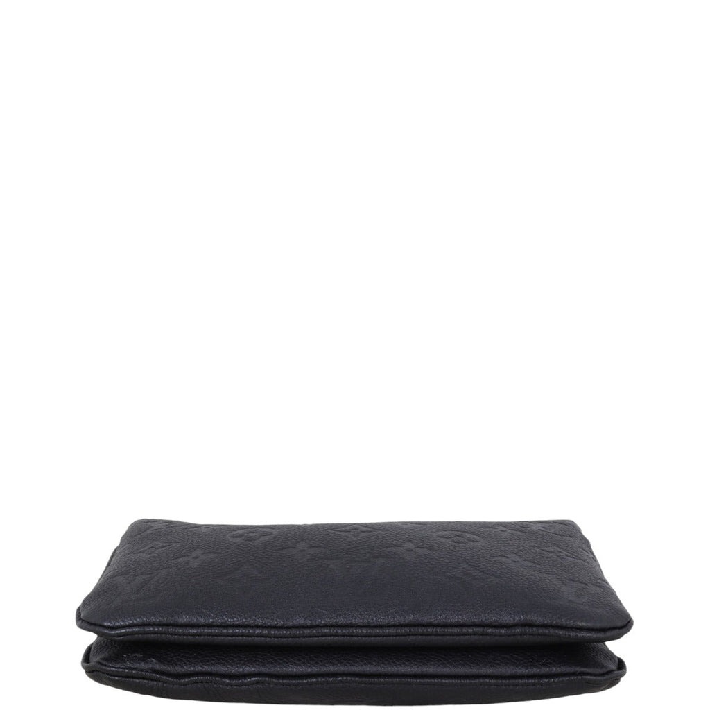 Louis Vuitton Double Zip Pochette Monogram Empreinte