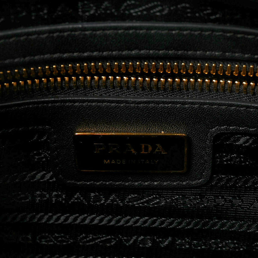 Re-Nylon Saffiano Medium Re-Edition 1978 Top Handle Bag Black