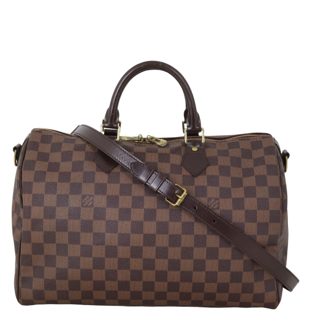 Louis Vuitton Speedy 35 Bandouliere Damier Ebene