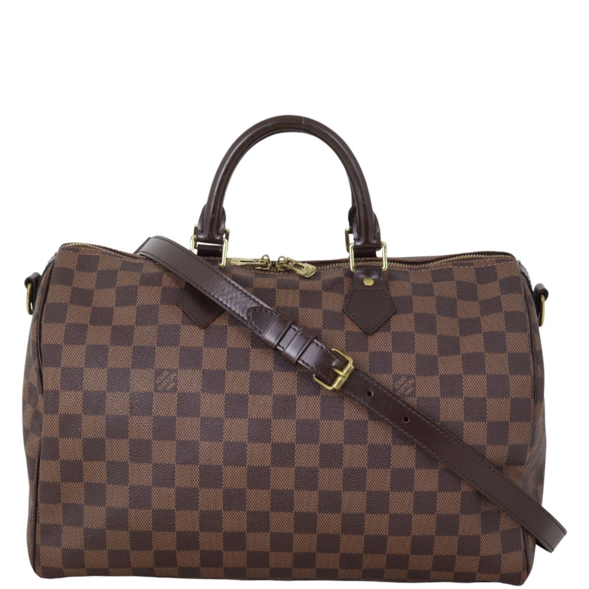 Louis Vuitton Speedy 35 Bandouliere Damier Ebene