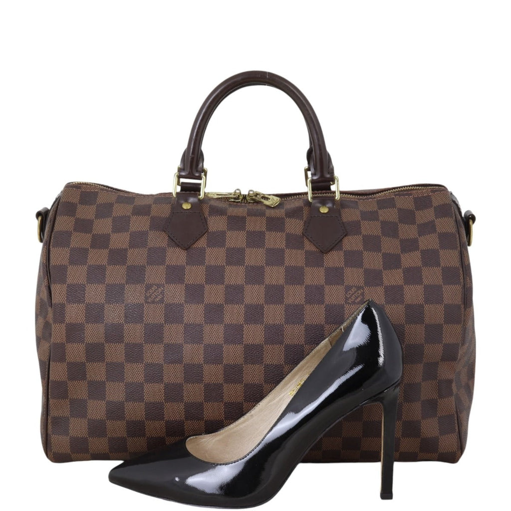 Louis Vuitton Speedy 35 Bandouliere Damier Ebene