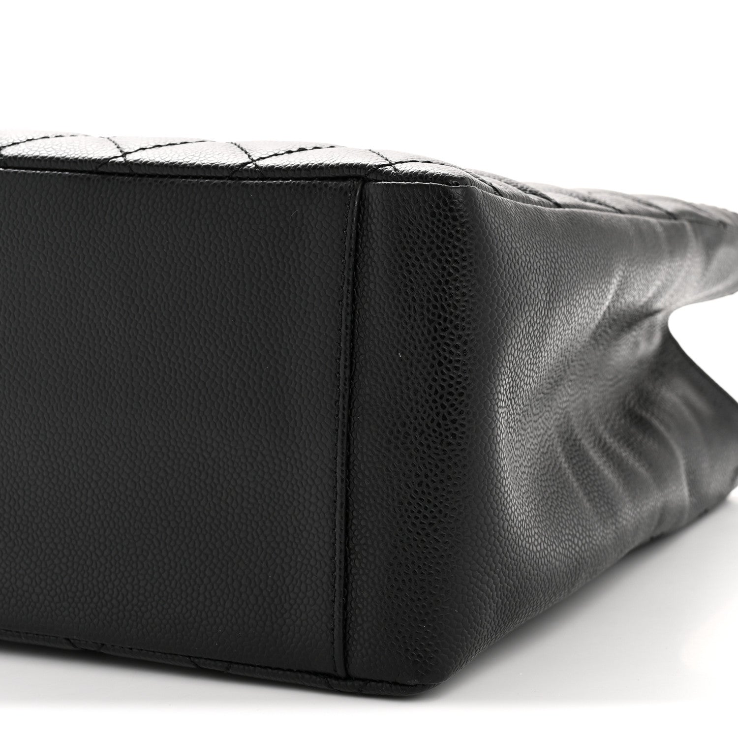Caviar Quilted Grand Shopping Tote GST Black