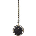 Chanel Frame Chain Around Quilted Round Mini Clutch