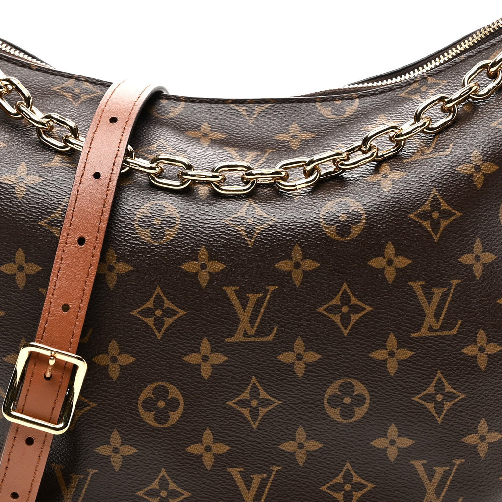 Reverse Monogram Loop Hobo