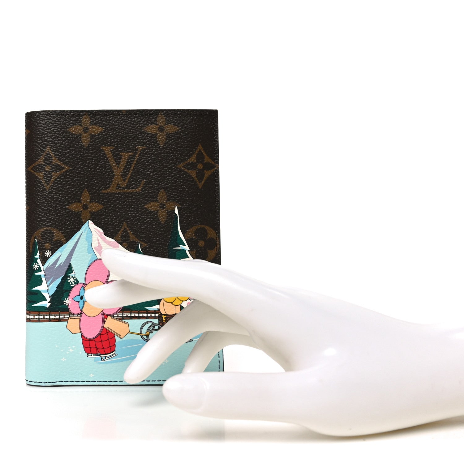 Monogram 2023 Christmas Animation Alpine Passport Cover Pink
