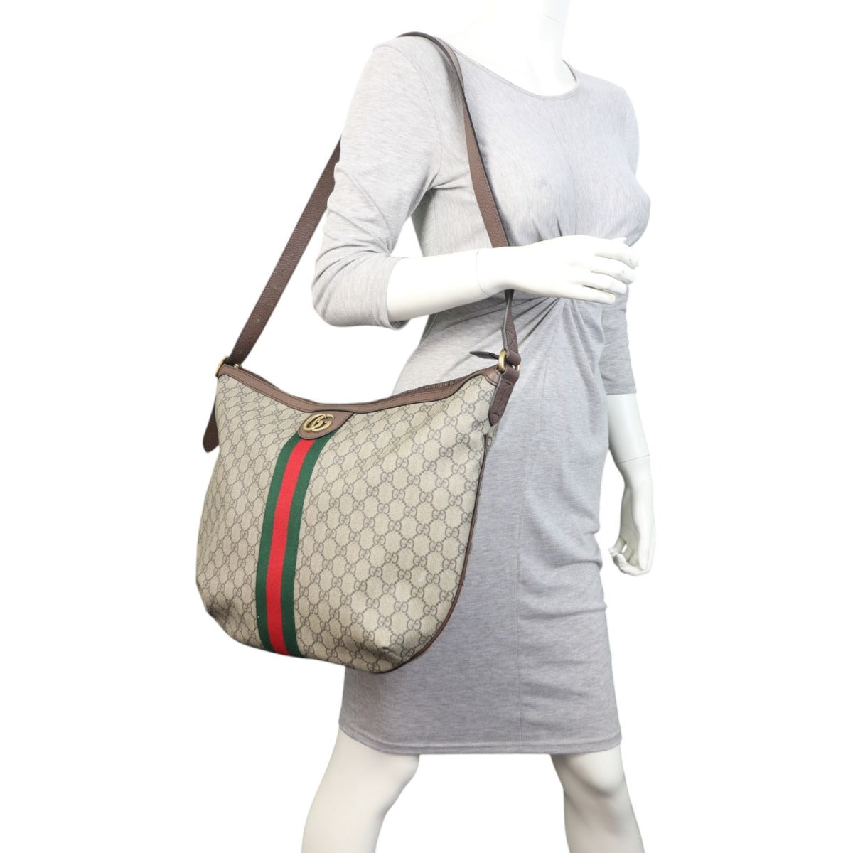 Gucci Ophidia Half Moon Large Hobo