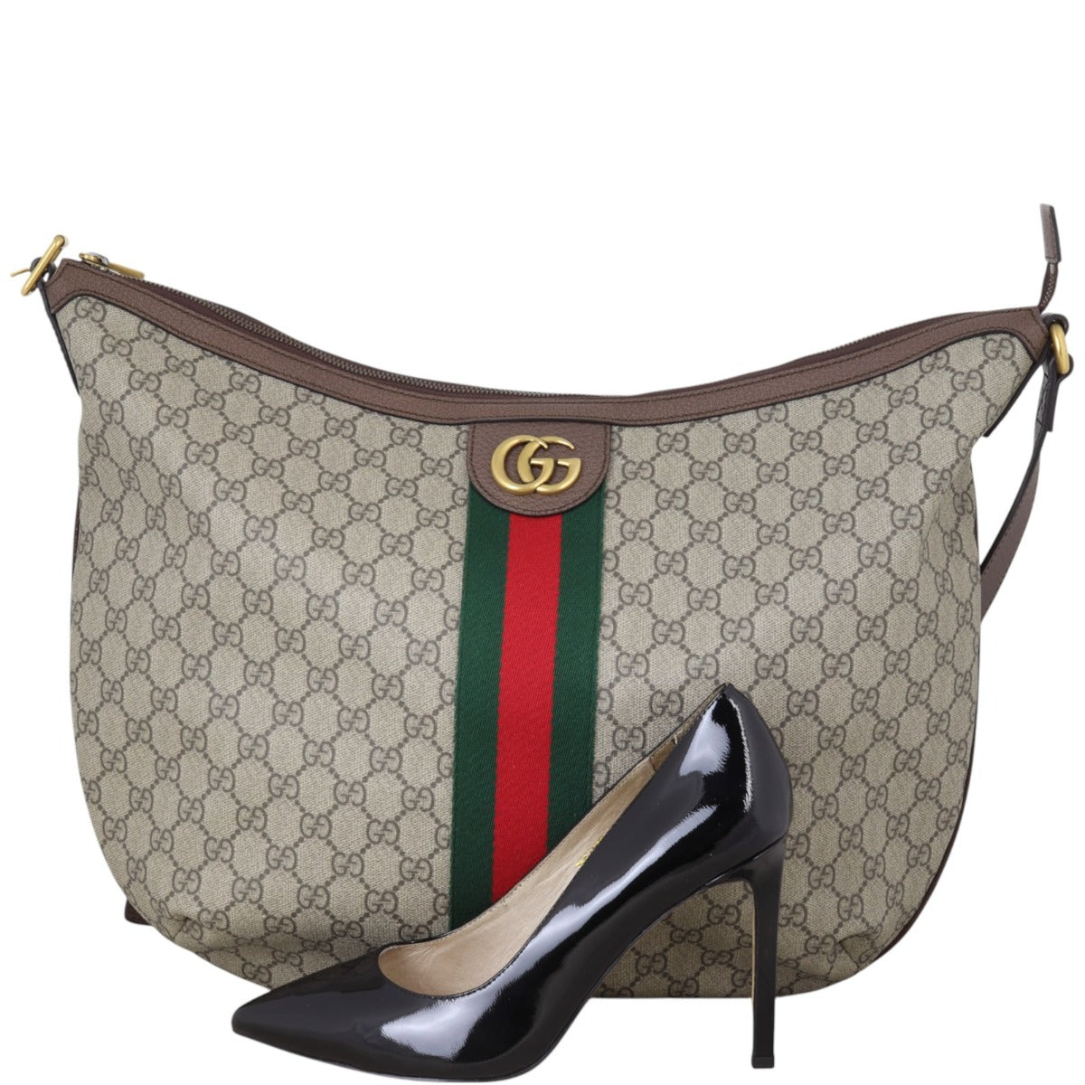 Gucci Ophidia Half Moon Large Hobo