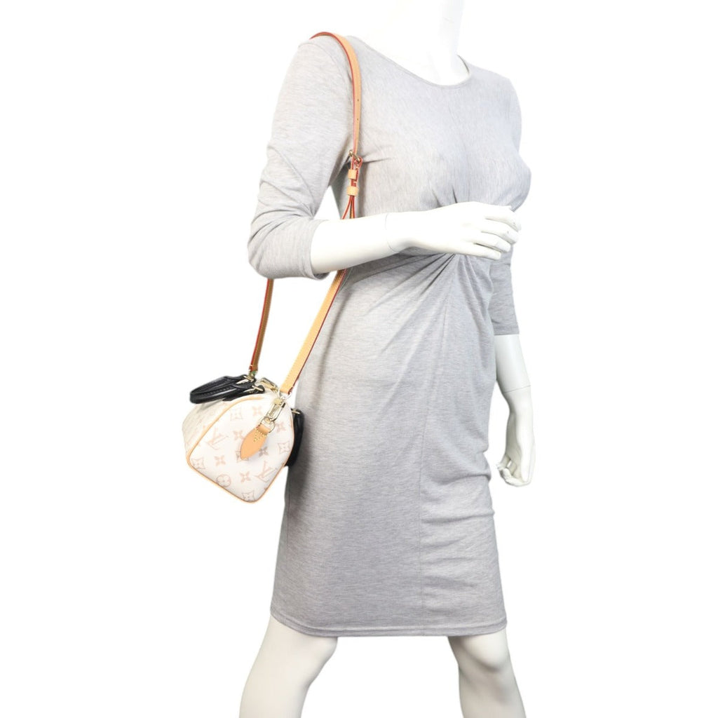 Louis Vuitton Speedy 20 Bandouliere Monogram Dune