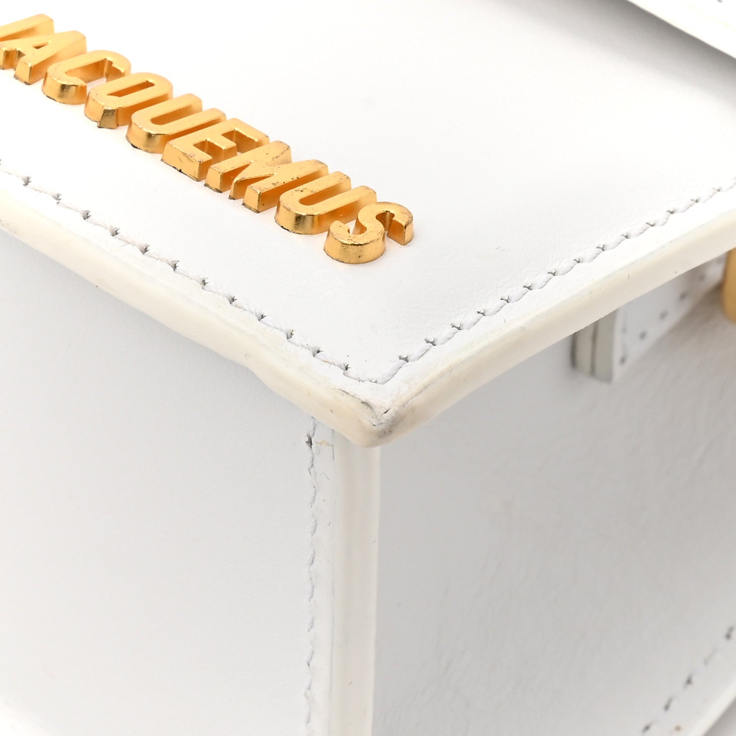 Smooth Calfskin Le Chiquito Noeud White