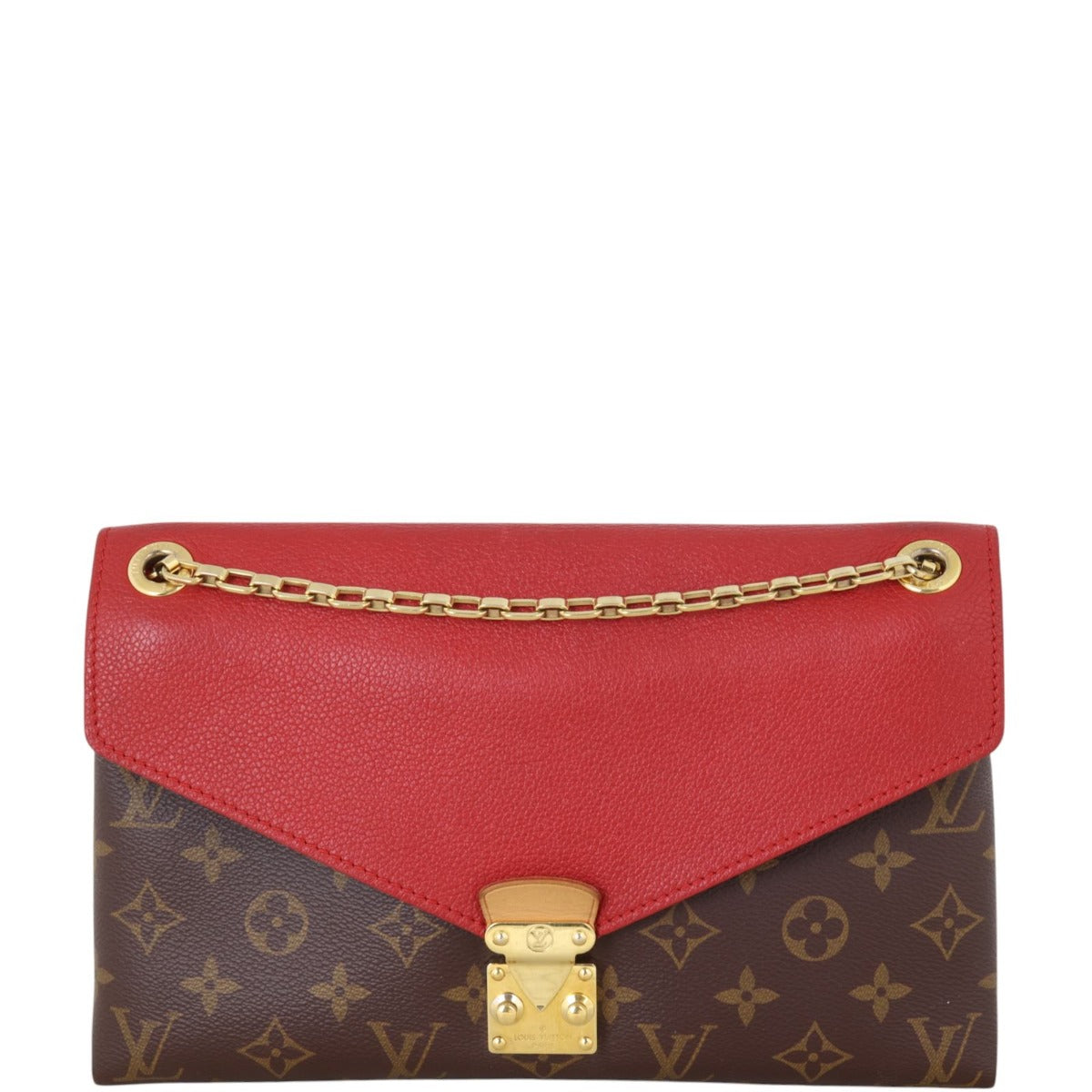 Louis Vuitton Pallas Chain Shoulder Bag Monogram
