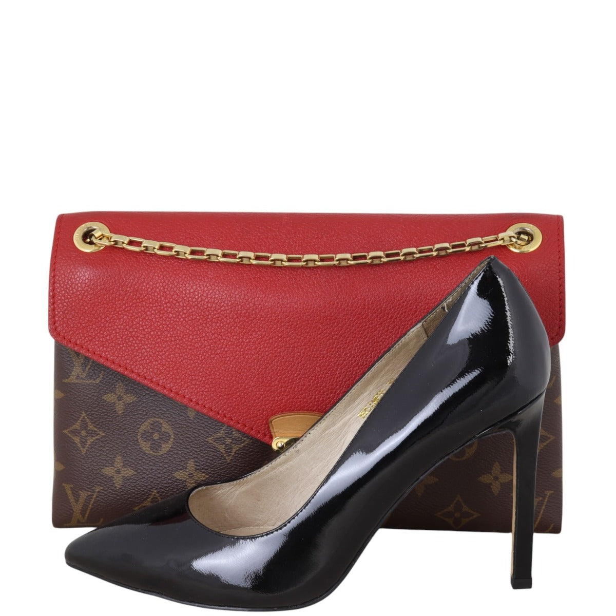 Louis Vuitton Pallas Chain Shoulder Bag Monogram