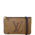 Louis Vuitton Double Zip Pochette Monogram Giant Reverse