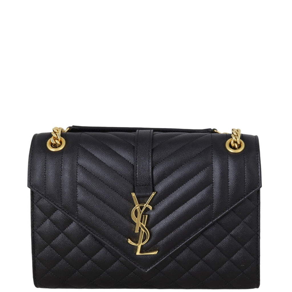 Saint Laurent Monogram Mix Matelasse Envelope Chain Bag Medium