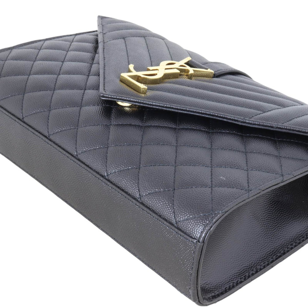 Saint Laurent Monogram Mix Matelasse Envelope Chain Bag Medium
