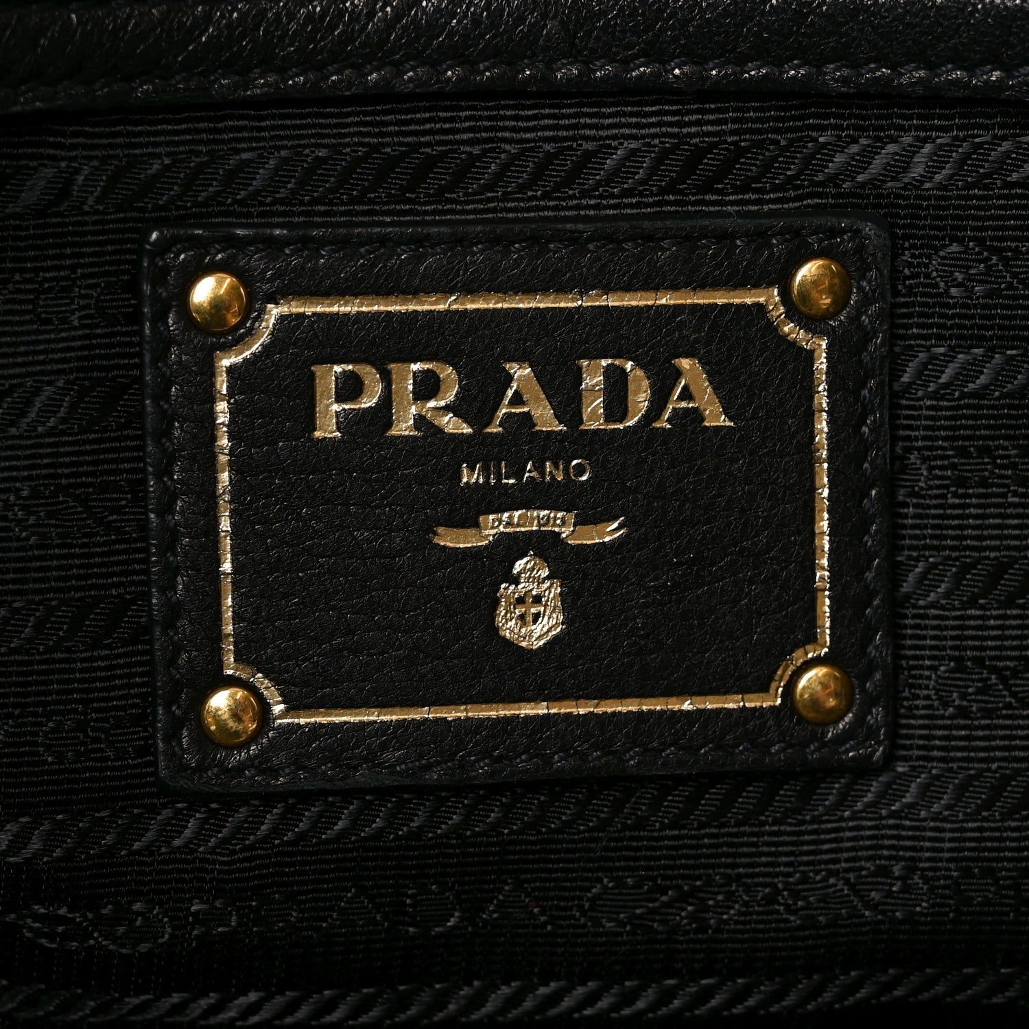 Vitello Daino Tote Black