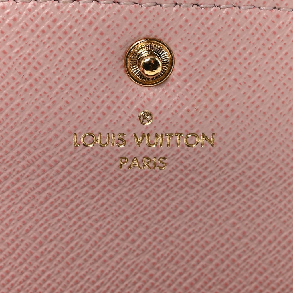 Monogram Emilie Wallet Rose Ballerine