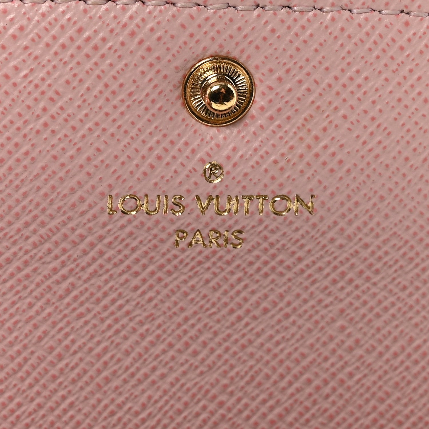 Monogram Emilie Wallet Rose Ballerine