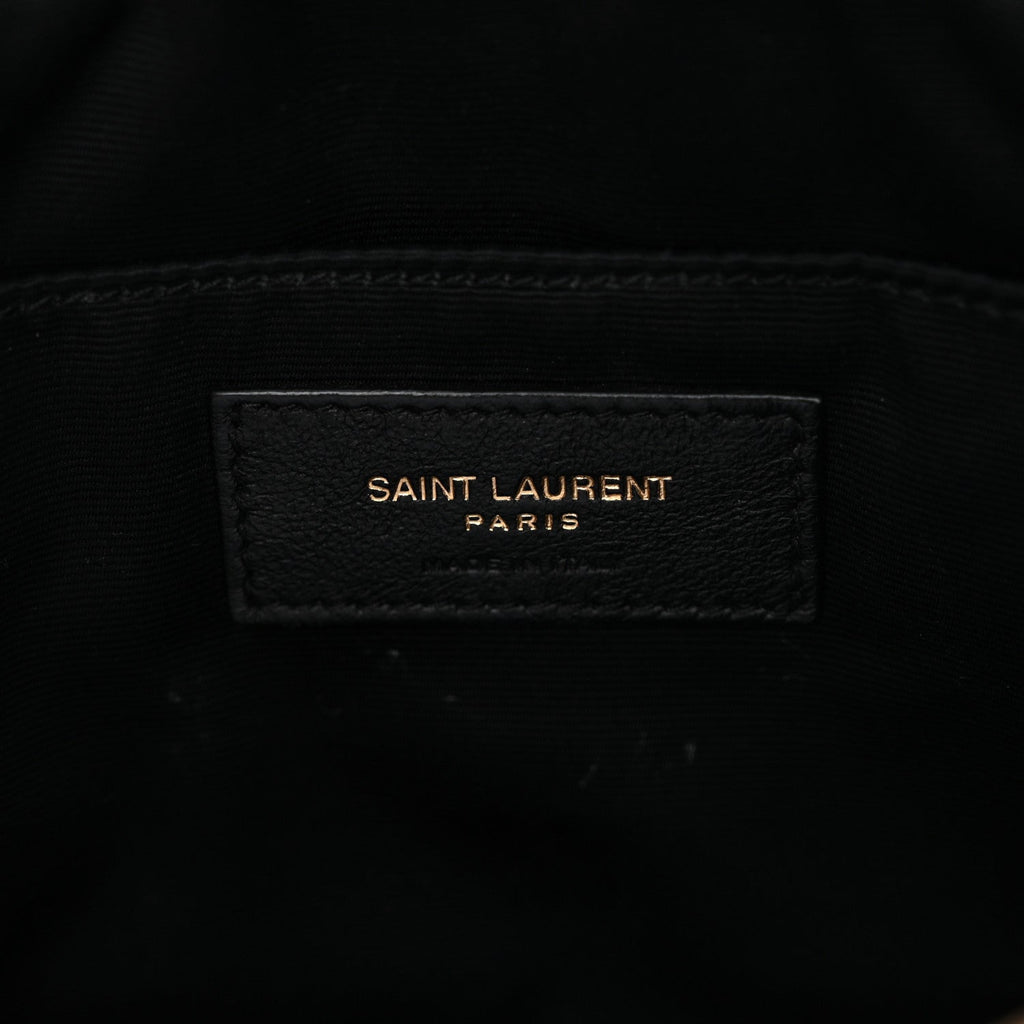 Calfskin Matelasse Monogram Lou Camera Bag Dark Latte