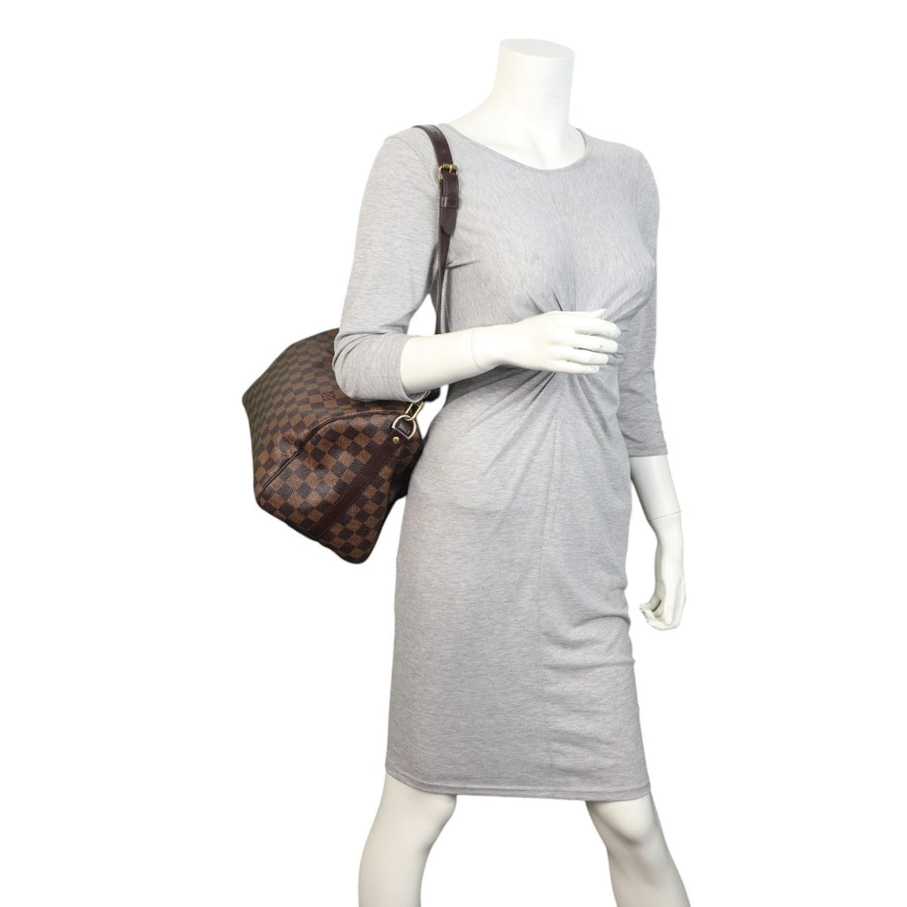 Louis Vuitton Speedy 30 Bandouliere Damier Ebene