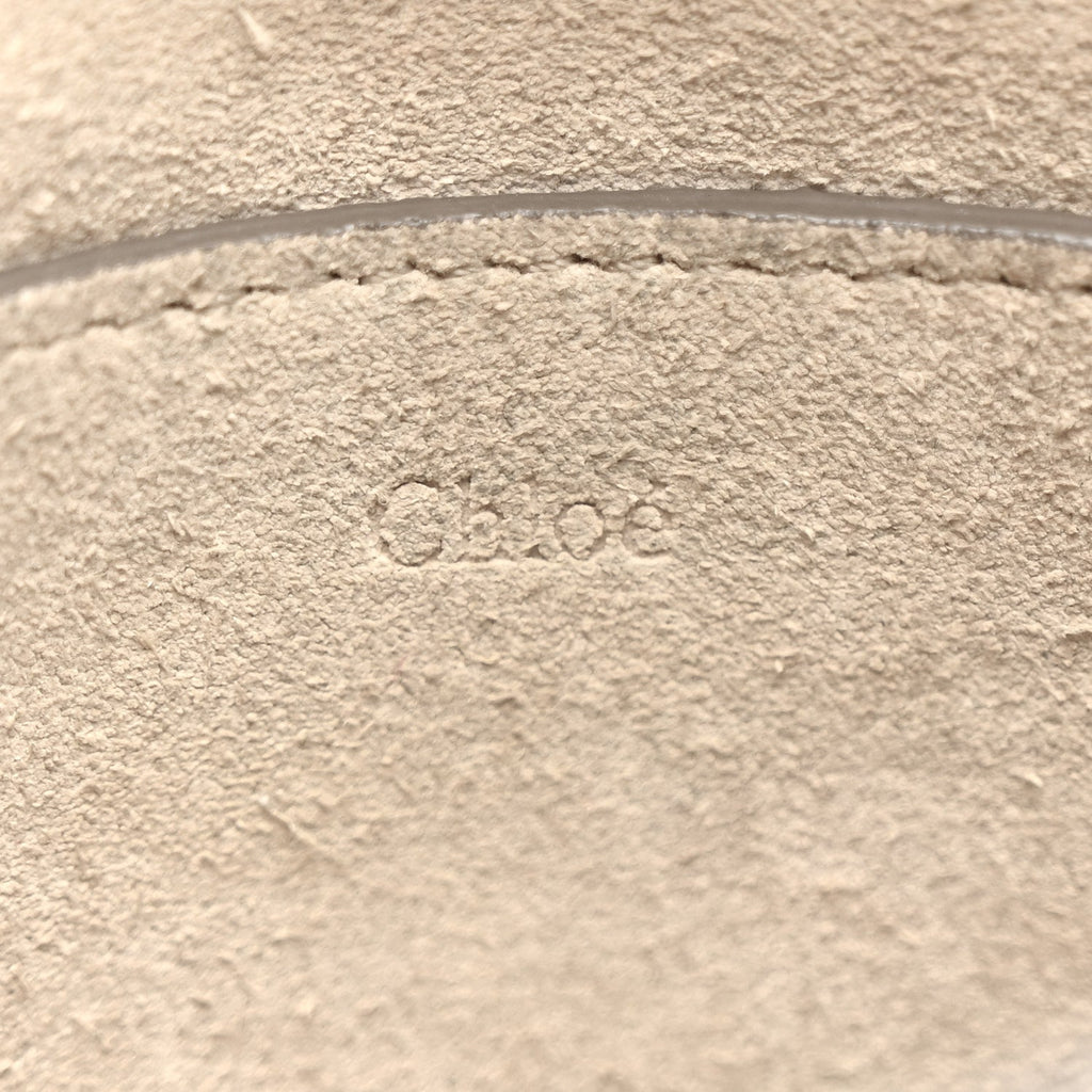 Calfskin Suede Mini Pixie Signature Belt Bag Motty Grey