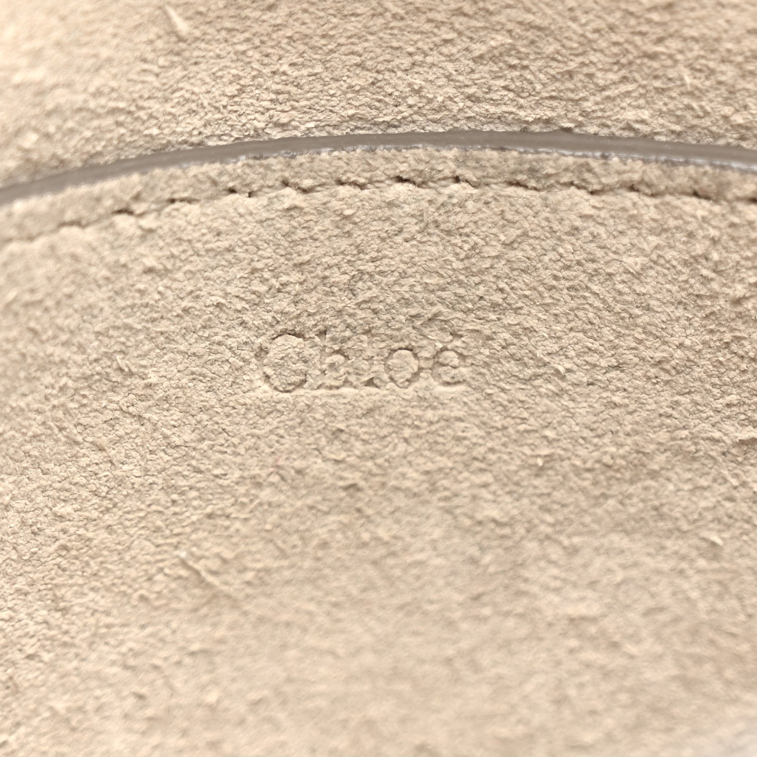 Calfskin Suede Mini Pixie Signature Belt Bag Motty Grey