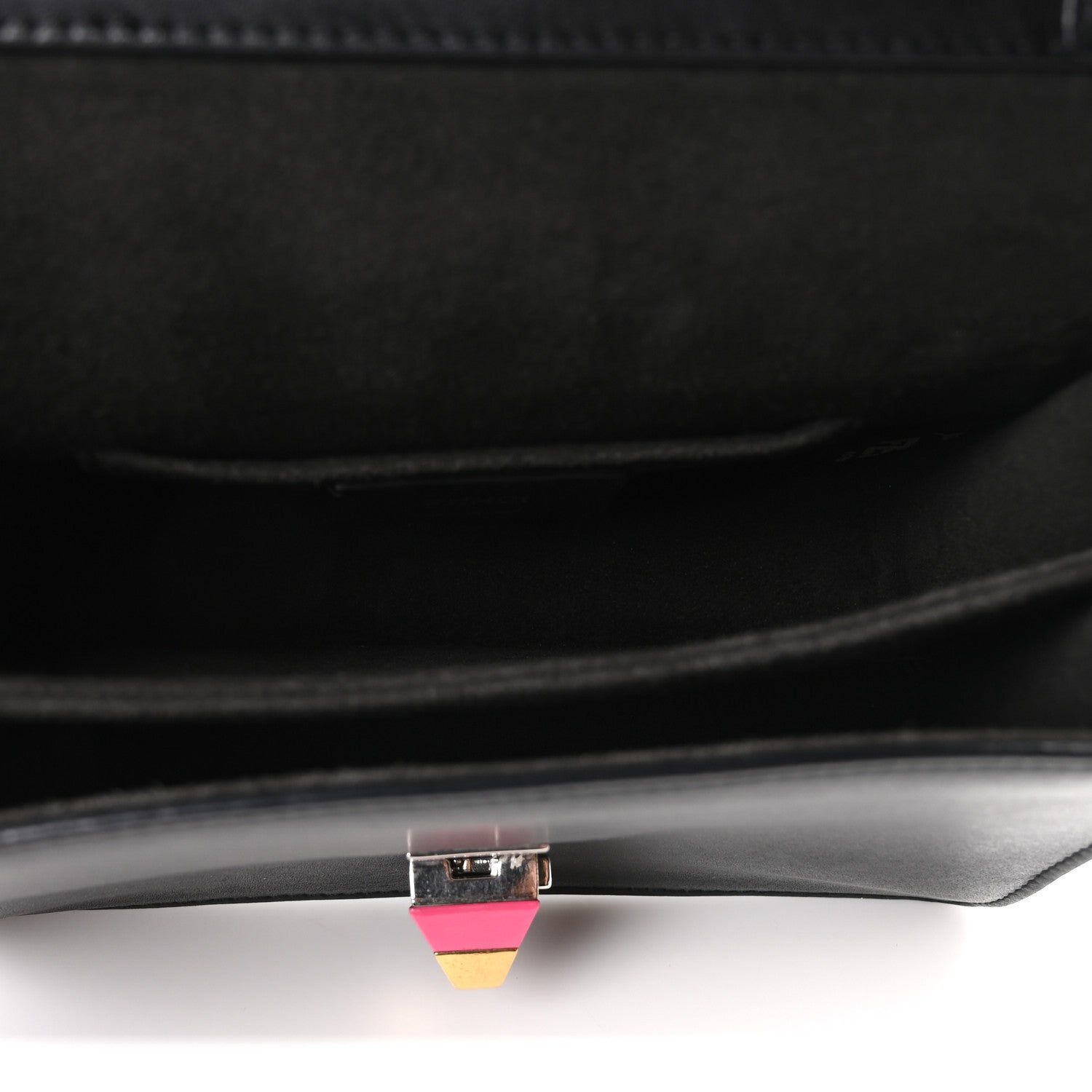 Vitello Liberty Fun Fair Metal Studded Small Kan I Shoulder Bag Black Multicolor