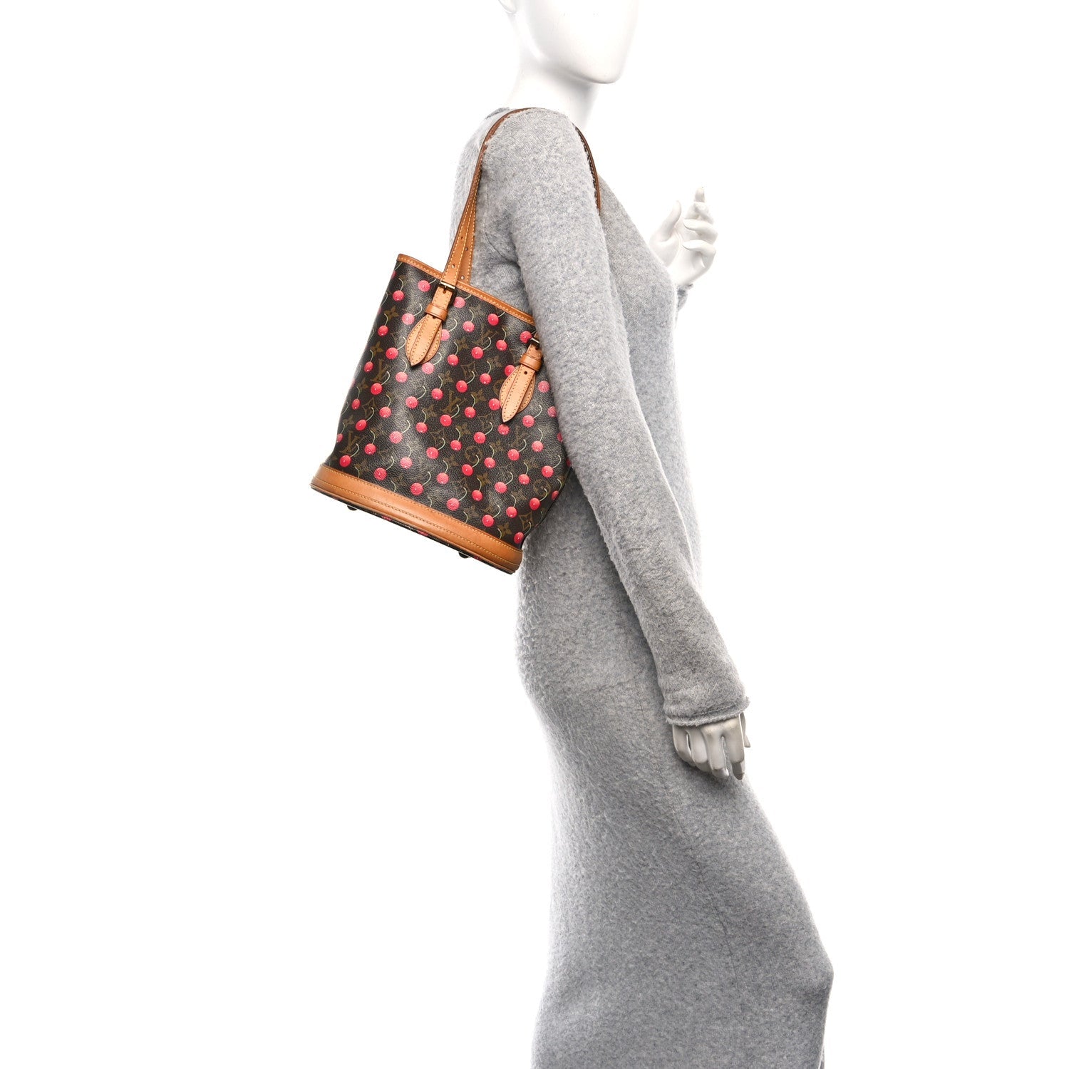 Monogram Cerises Bucket Bag